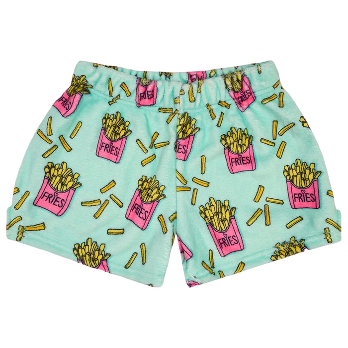 I Heart Fries Plush Shorts