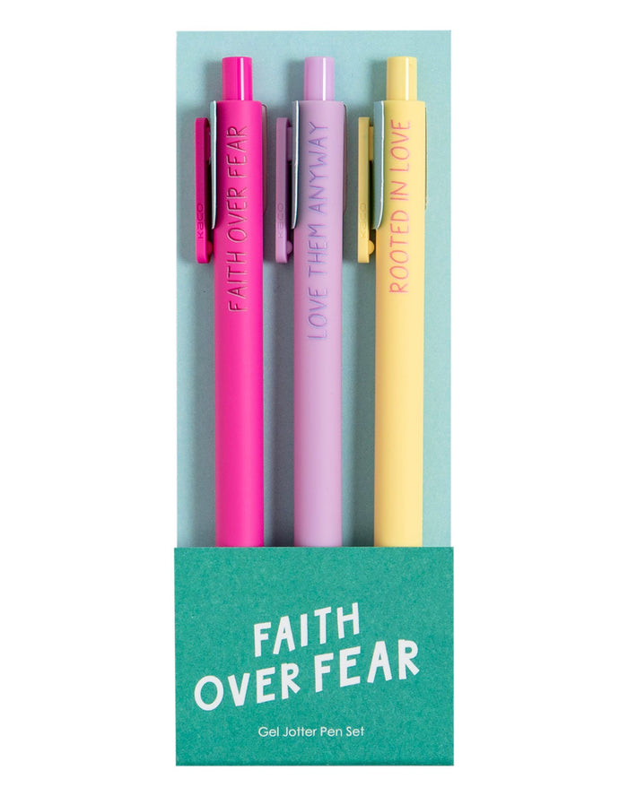 Faith Over Fear Pen Set