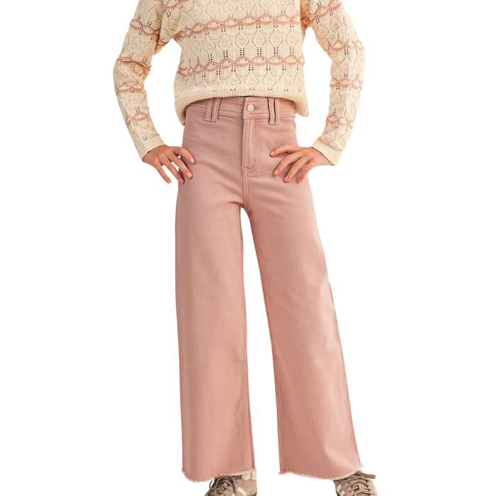 Wide Leg Denim Pants