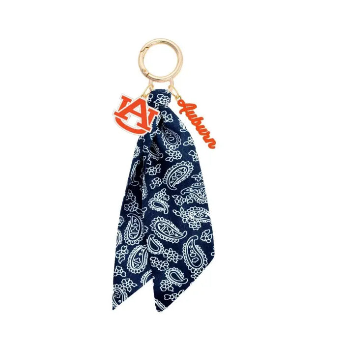 Auburn Tigers Logo Bandana Bag Charm