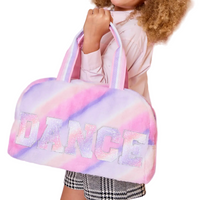 'Dance' Ombre Plush Medium Duffle Bag