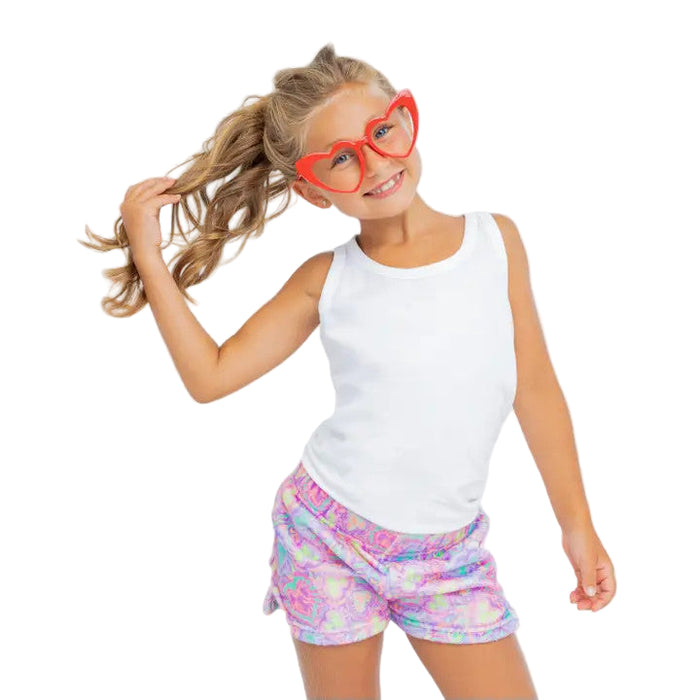 Girls Plush Lounge Shorts - TD