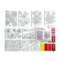D.I.Y. Watercolor Art Kit - Flowers & Gardens