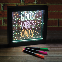 Light Up Neon Effect Message Frame