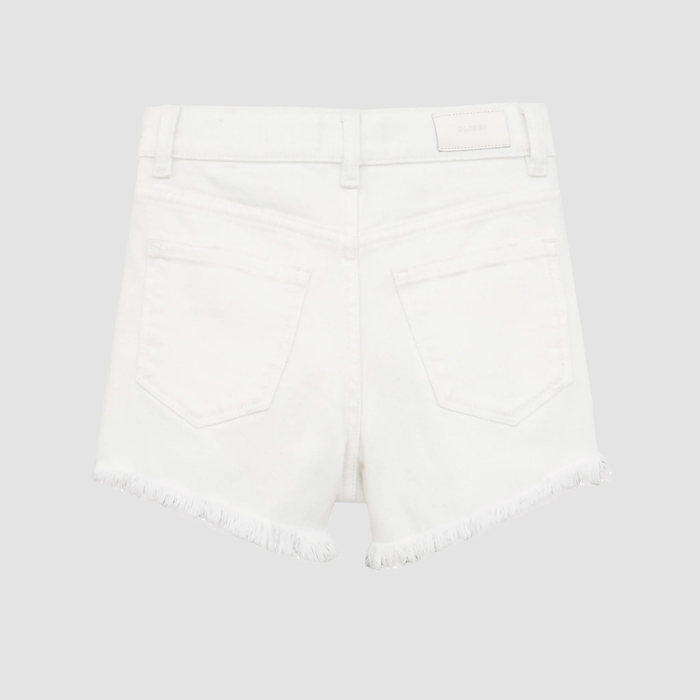 Lucy High Rise Shorts: Cut Off