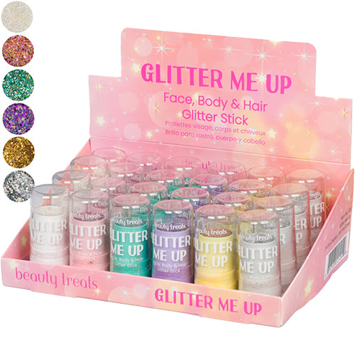 Face Body Hair Glitter Stick Display