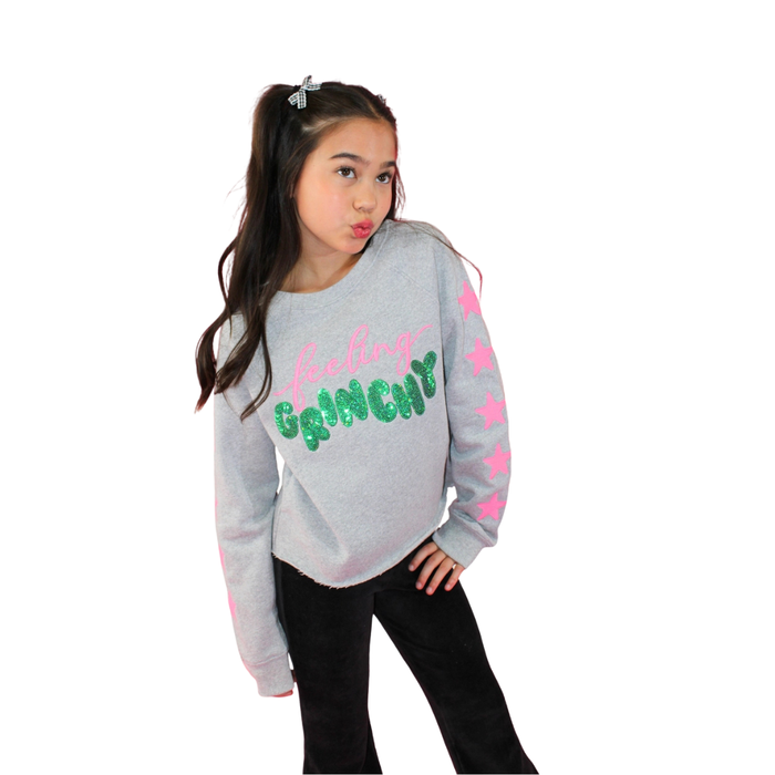 Sequins Feeling Grinchy Sweatshirt