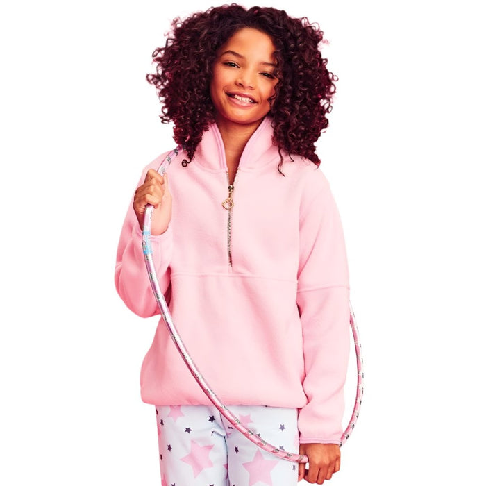 Pink Half Zip Pullover