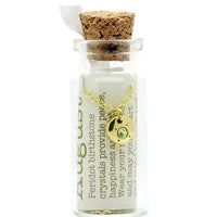 Birthstone Bottle Necklace