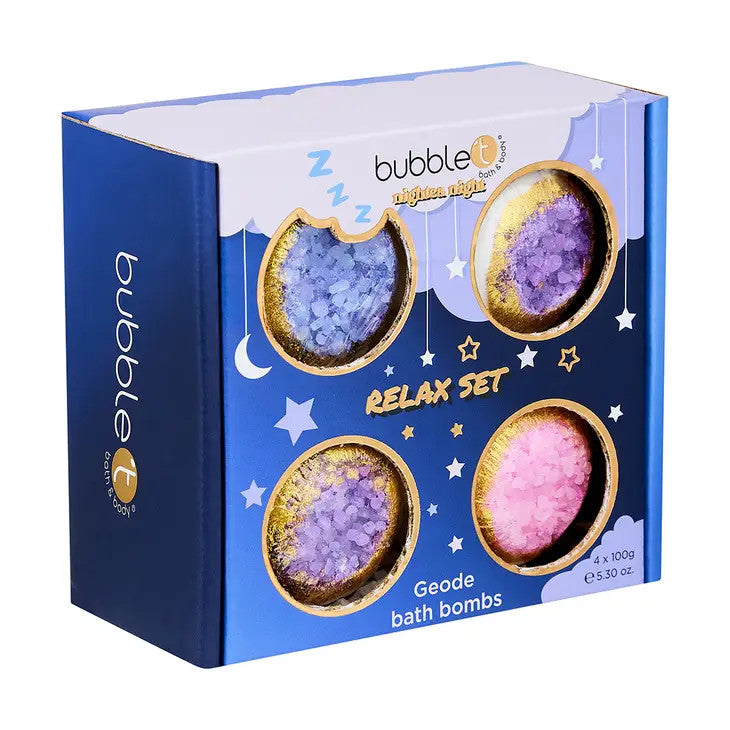 Nightea Night Geode Bath Bomb Gift Set