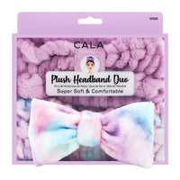 Plush Headband Duo | Lavender/Blue