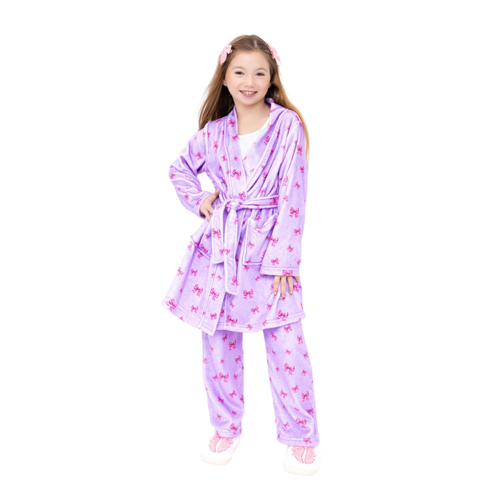 Holiday Bows Plush Robe