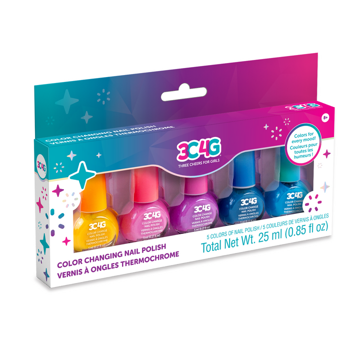 Color Changing Nail Polish - 5 Pack