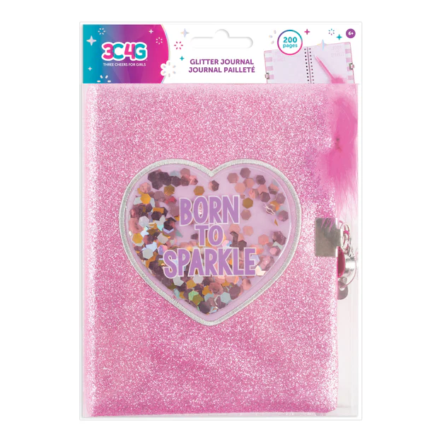 Born To Sparkle Glitter Journal