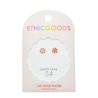 Classic Gold Kids Earrings - Peppermint