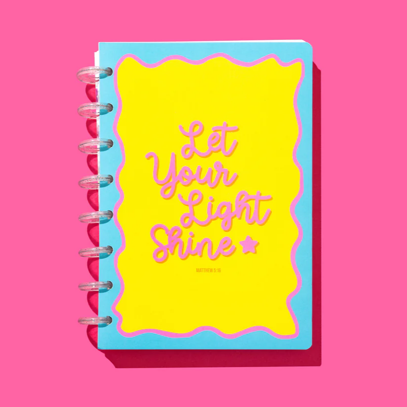 "Let Your Light Shine" Spiral Notebook