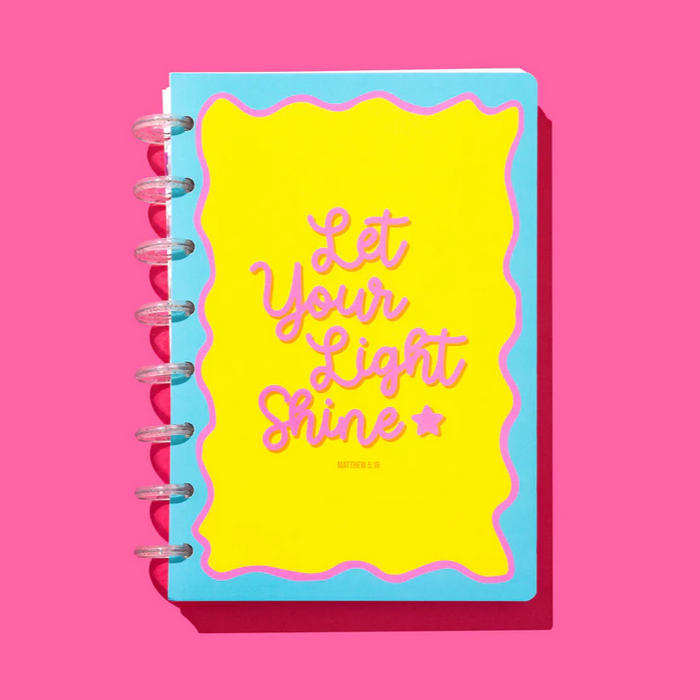 "Let Your Light Shine" Spiral Notebook