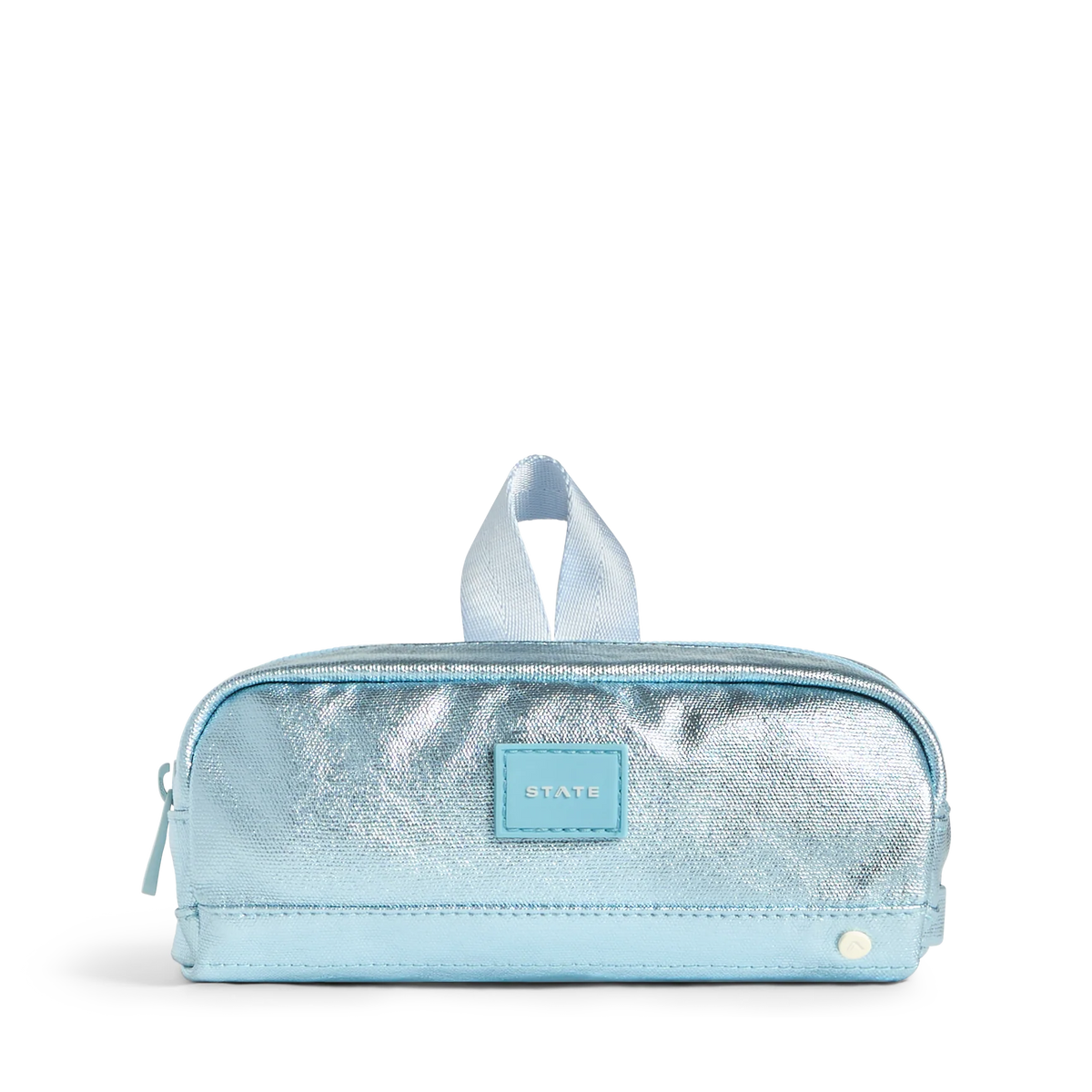 Clinton Pencil Case - Blue Metallic