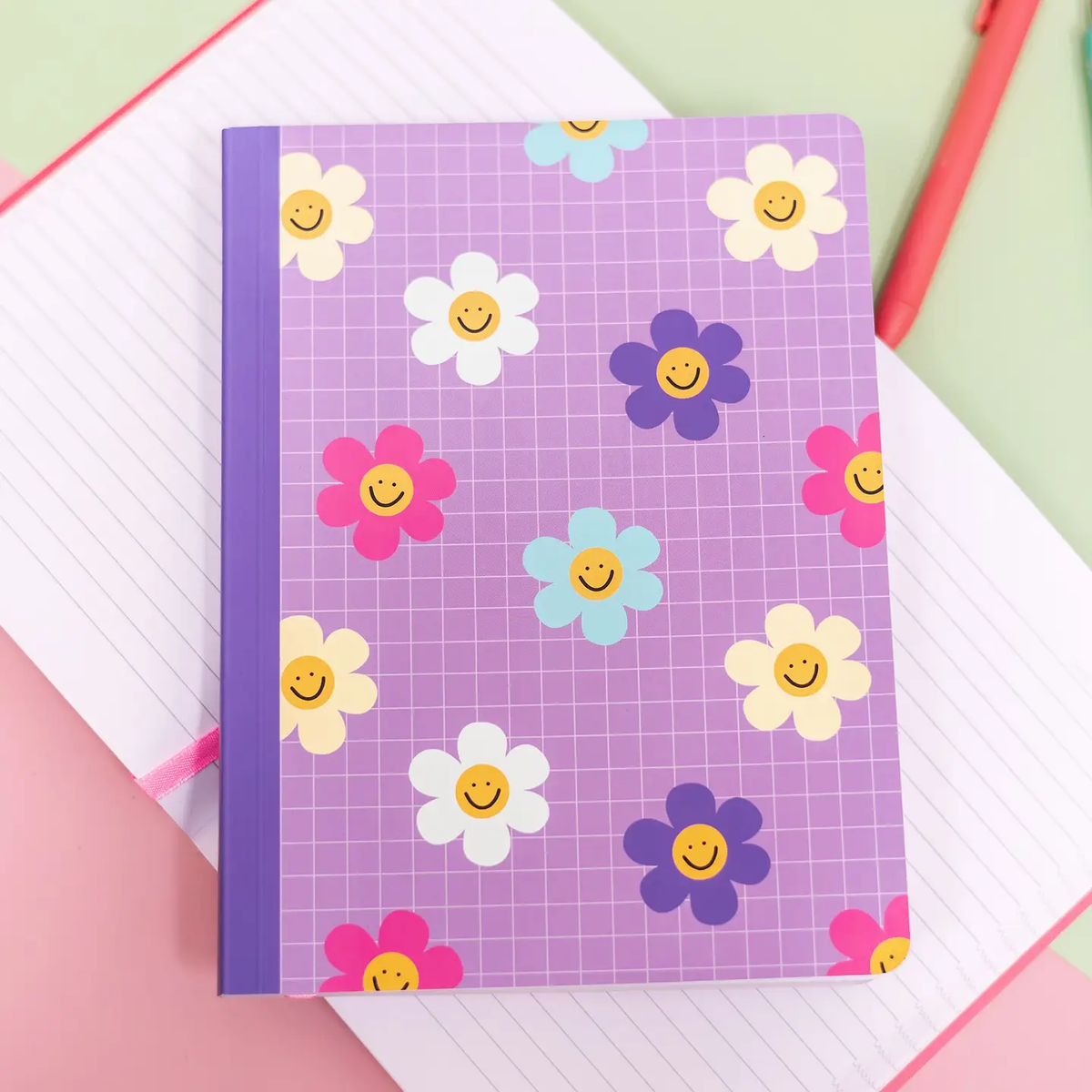 Happy Daisies Soft Flex Perfect Bound Journal