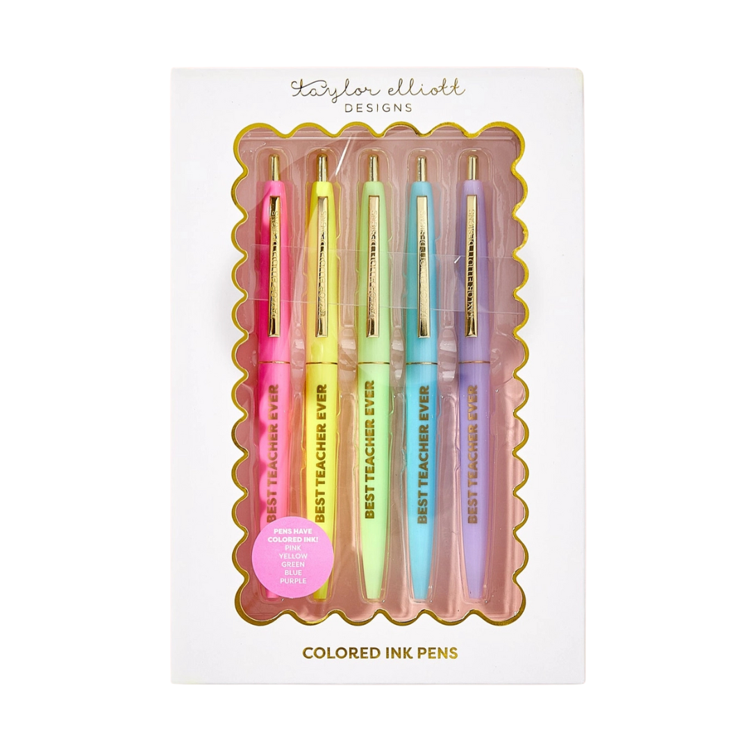 Best Teacher Ever Pen Set