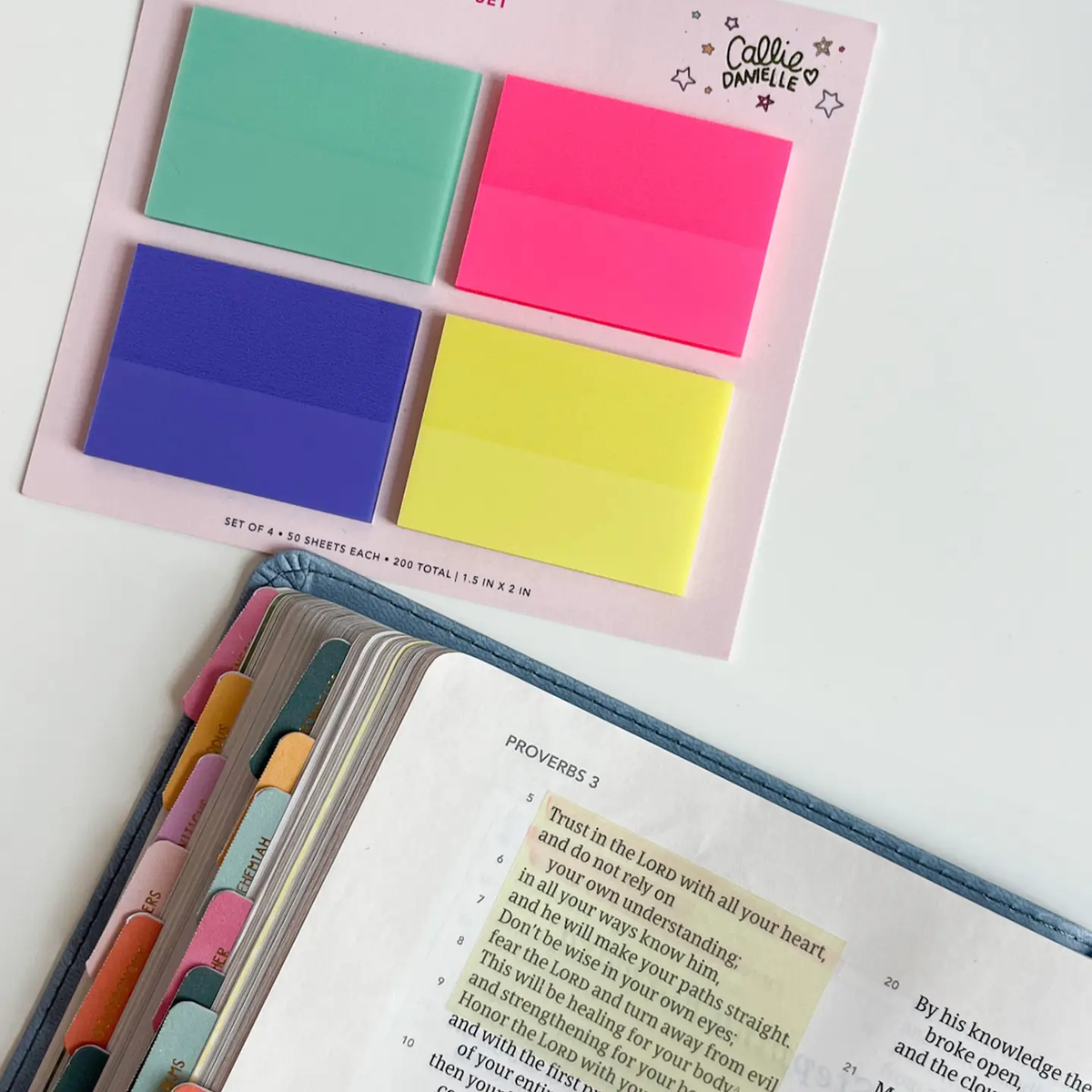 Transparent Sticky Notes Set