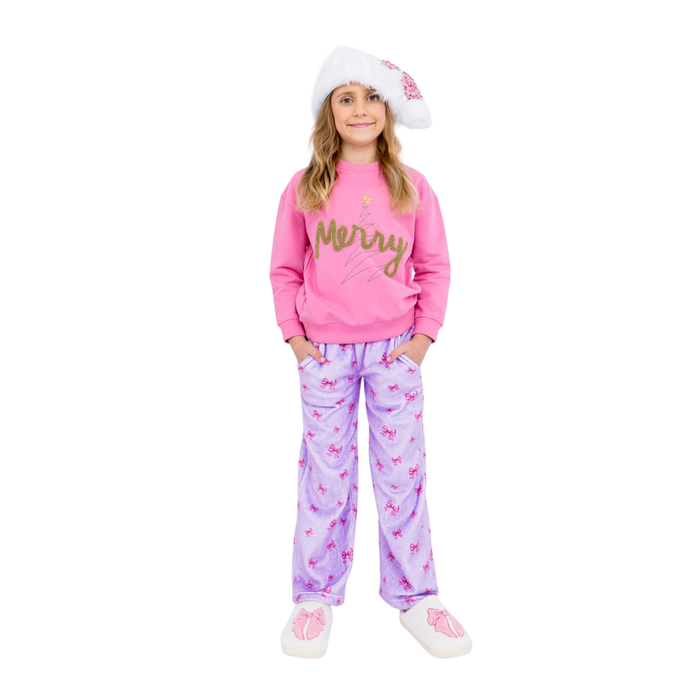 Holiday Bows Loungewear Pant