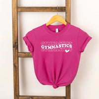 Gymnastics Stacked Heart SS Top