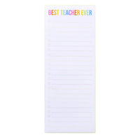 Best Teacher Ever Pad w/ Magnet - 100 Sheets