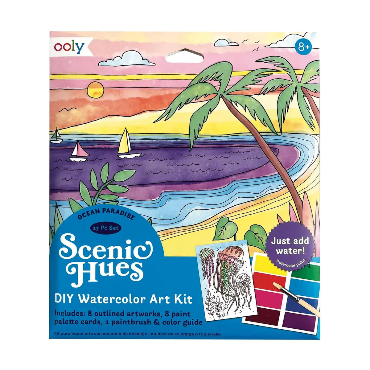 D.I.Y. Watercolor Art Kit - Ocean Paradise