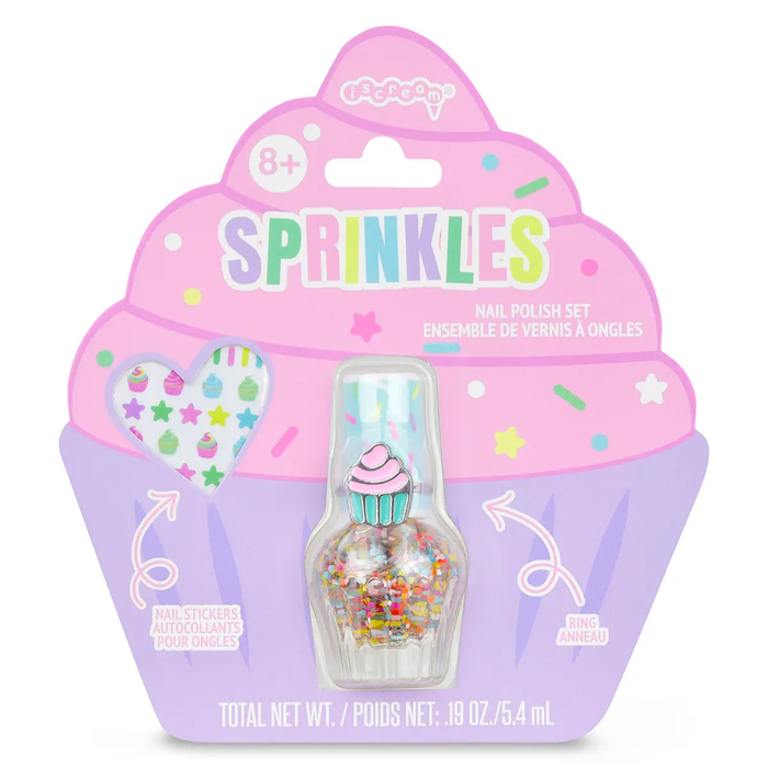 Sprinkles Nail Polish Ring Set