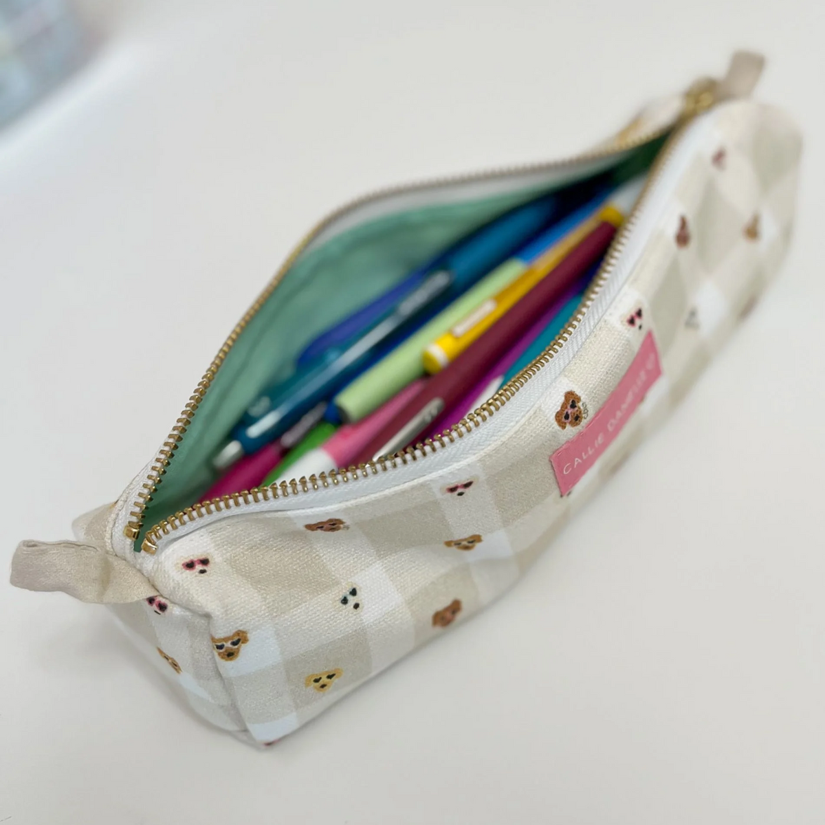 Golden Pencil Pouch