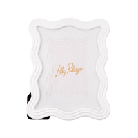 Resort White Wavy Picture Frame