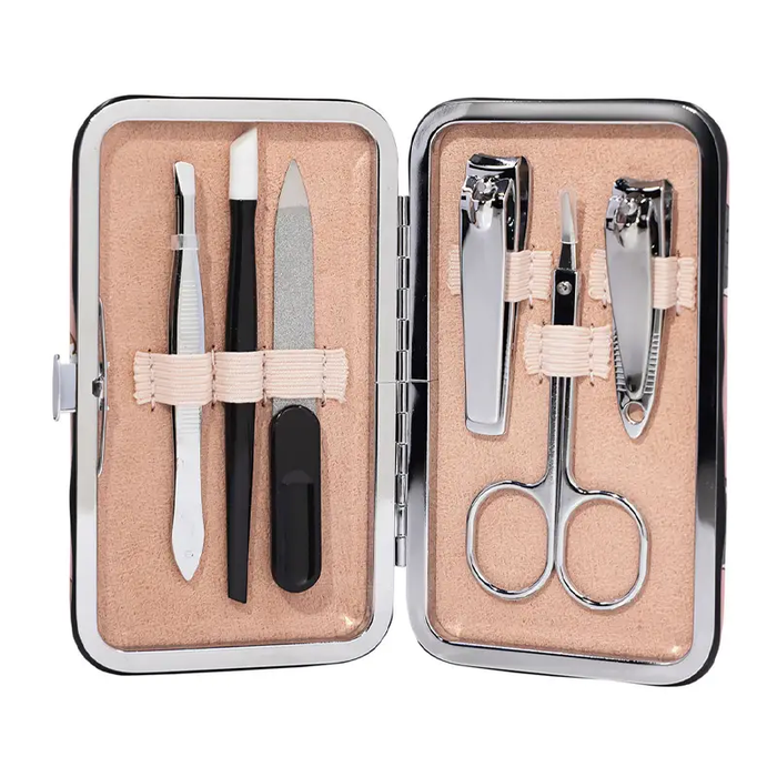 Manicure Set & Travel Case - Dog Print