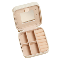 Bow Monogram Print Jewelry Box - Travel Size