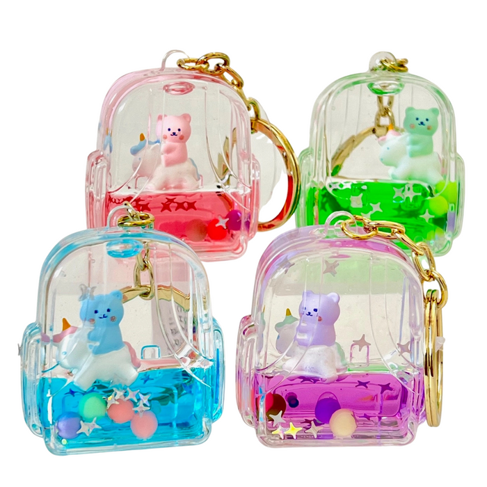 Bear & Unicorn Floaty Key Charm