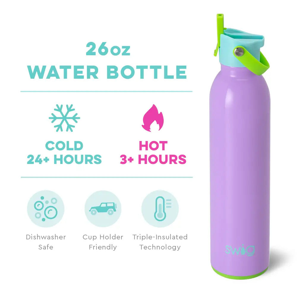 Ultra Violet Flip + Sip Bottle (26oz)