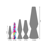 14.5" Lava Lamp - Candy Swirl/Pink/Lt Blue