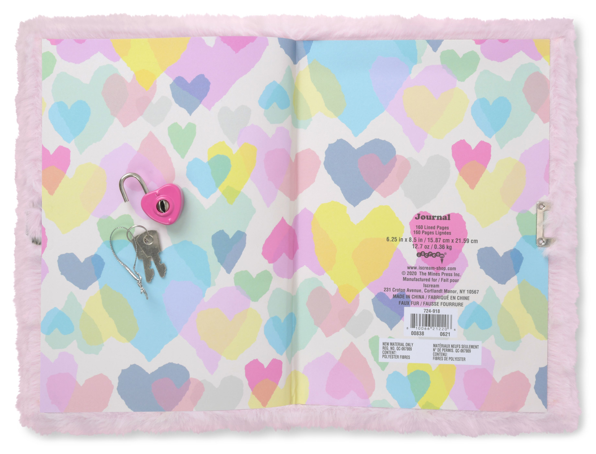 Heart Lock & Key Journal