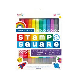 Stamp-A-Square: Double-Ended Markers