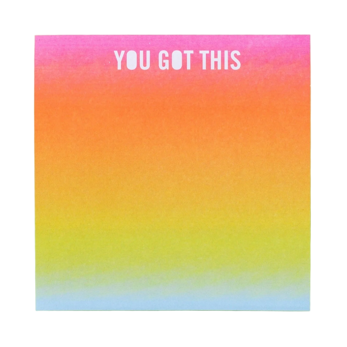 You Got This Sticky Note Cube