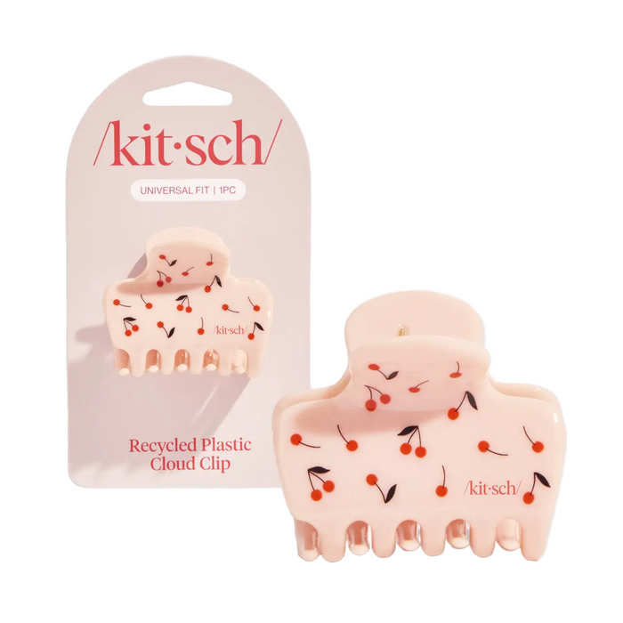 Medium Cloud Clip - Cherry Print