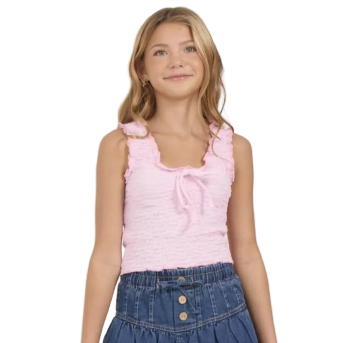 Smocked Tank With Bow