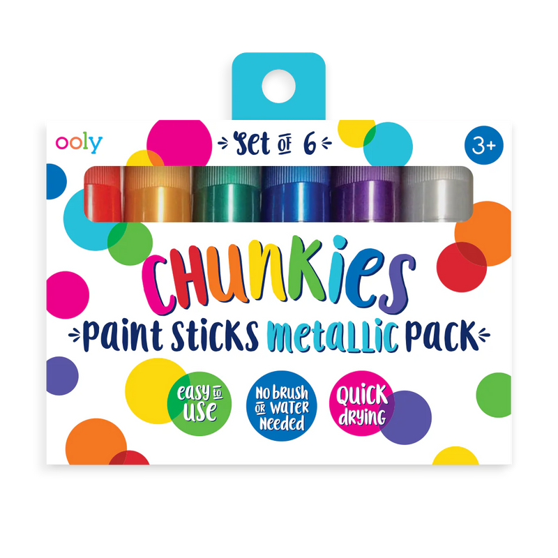 Chunkies Paint Sticks Metallic  (Set of 6)