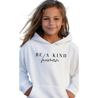 Be a Kind Human Kids Graphic Hoodie