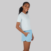 Girls Super Soft Boxy Scuba Short