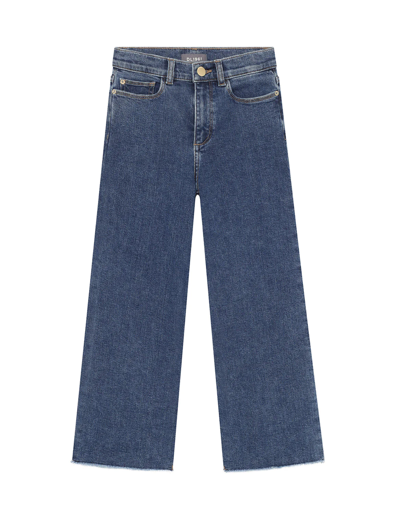 Lily Wide Leg Jean in Adams Wash