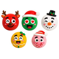 Build Your Own Funny Faces Squishy Balls — Christmas