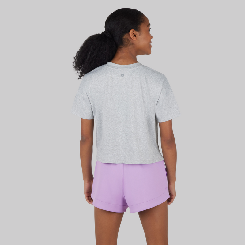 Girls Super Soft Boxy Scuba Short