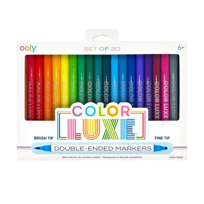 Color Luxe Double-Ended Markers (Set of 20)