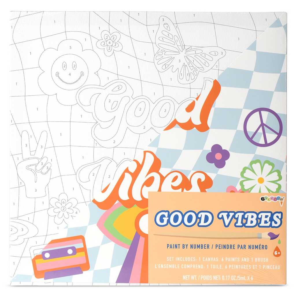 Good Vibes Paint by Number Set